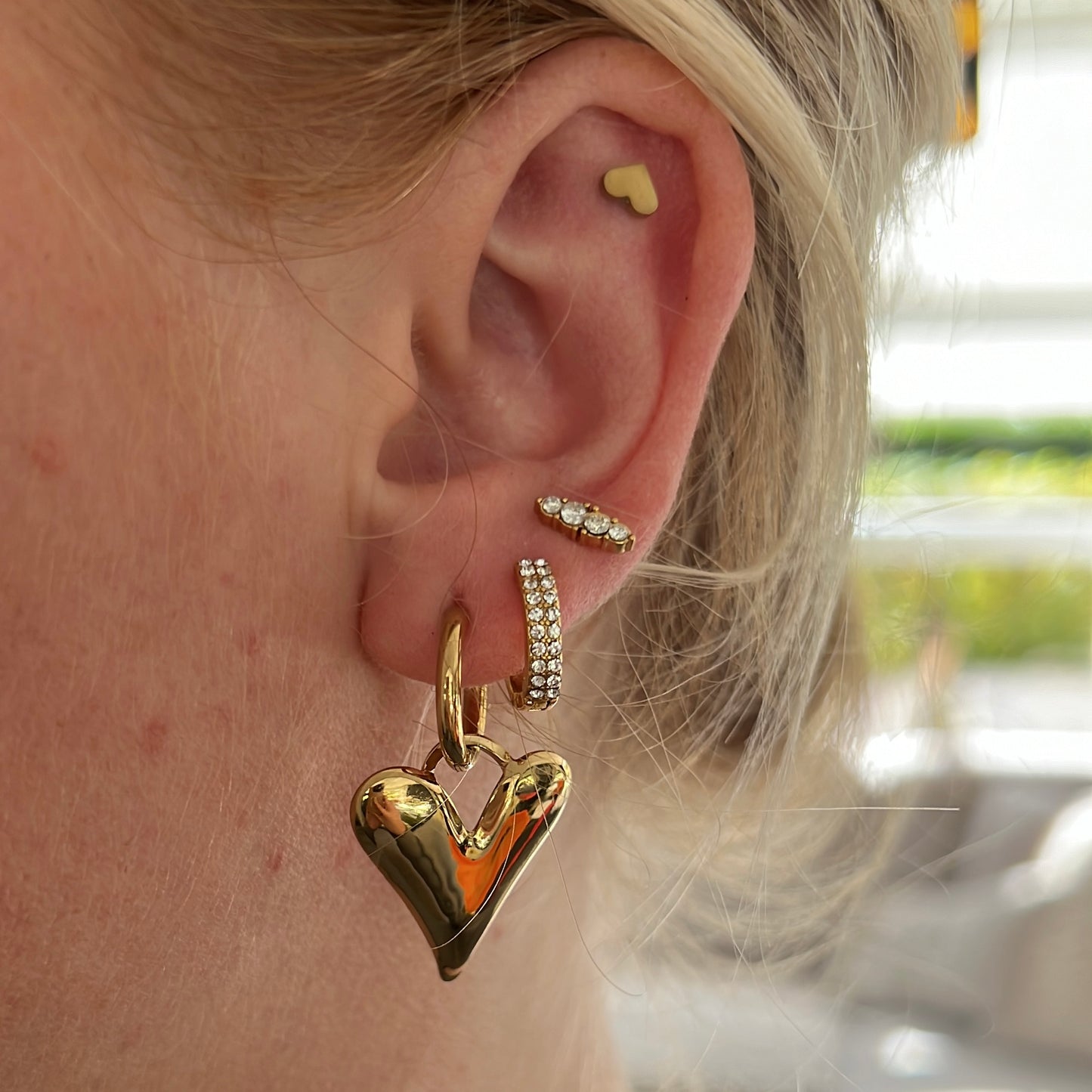 4 Diamond Stud Knopjes