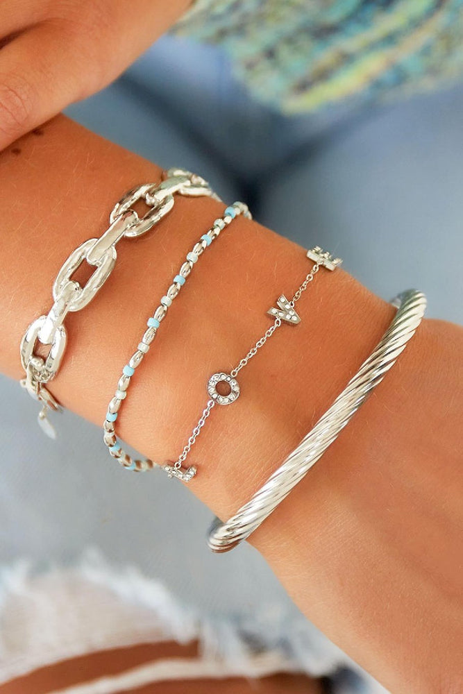 Love Diamond Armband Zilver