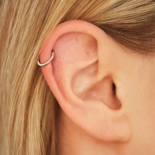 8 mm Cirkel Diamond Piercing