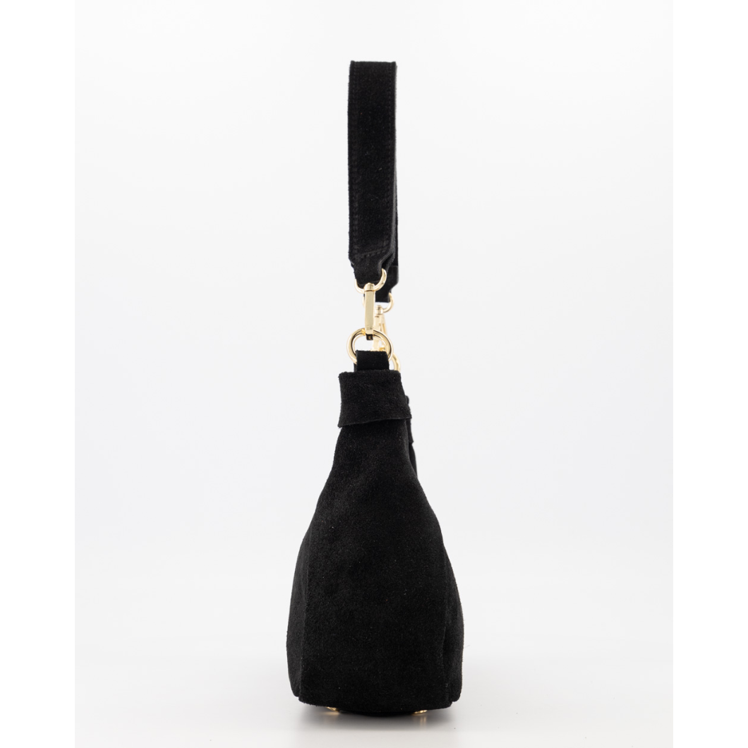 Mona Suede Tas Zwart