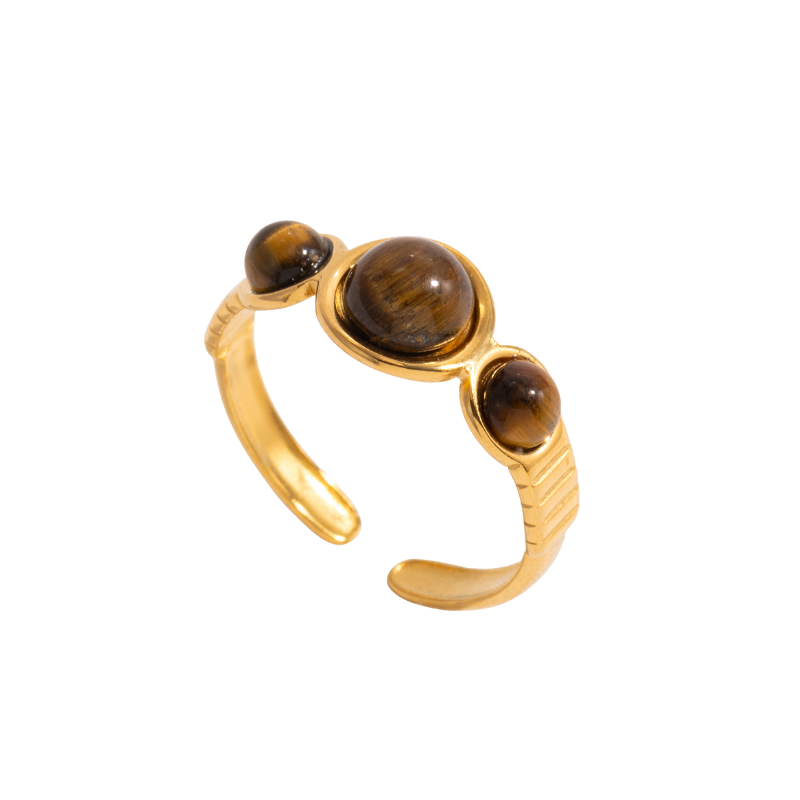 3 Dots Ring Bruin