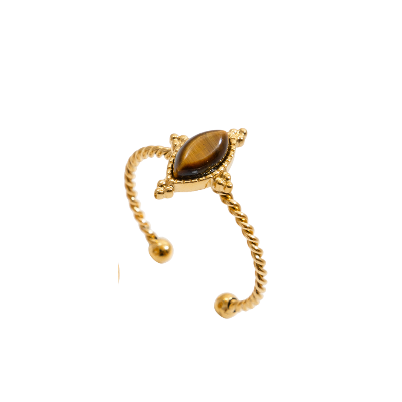 Twist Ring Bruin