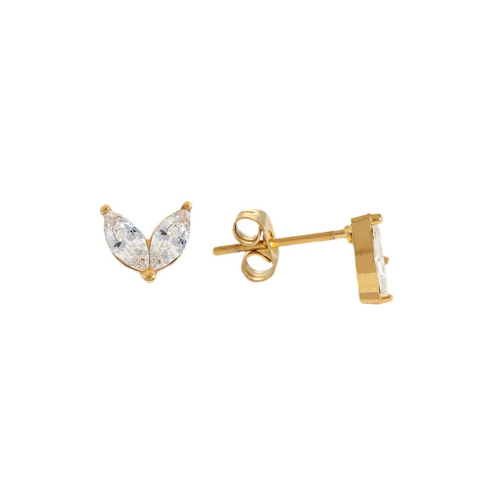 Leave Diamond Stud knopjes