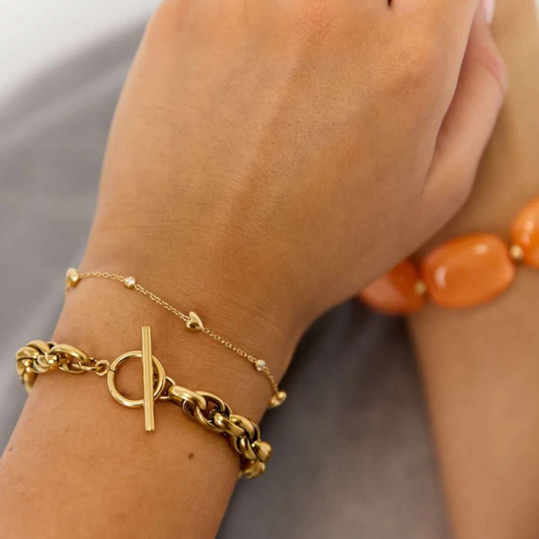 Amour Heart Armband