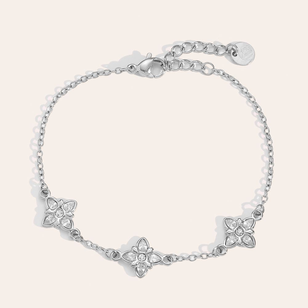 Flower Diamond Armband