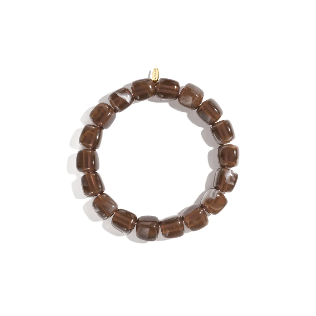 Kraal Armband Bruin