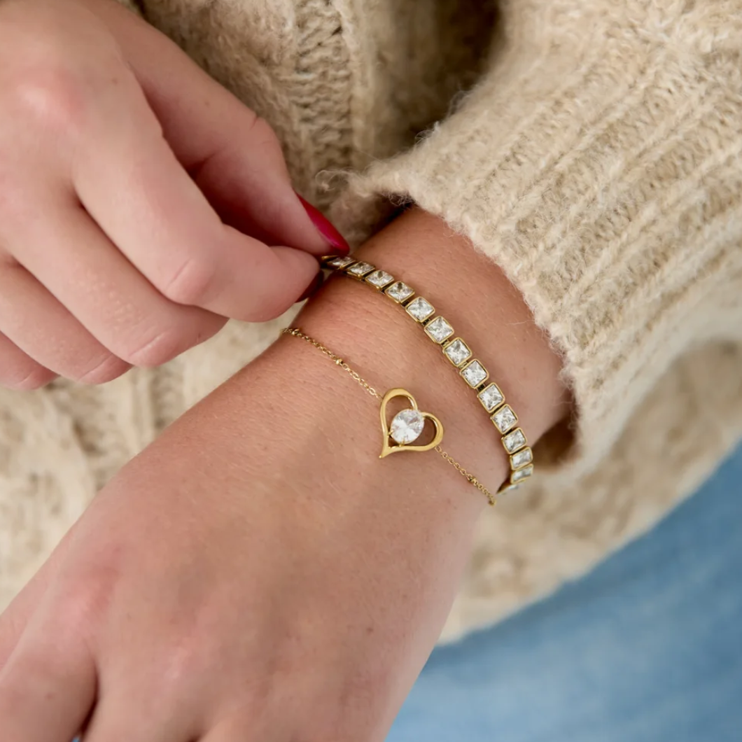 Estelle Square Armband