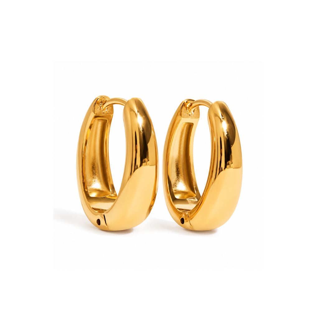 Basic Oval Hoops Midi