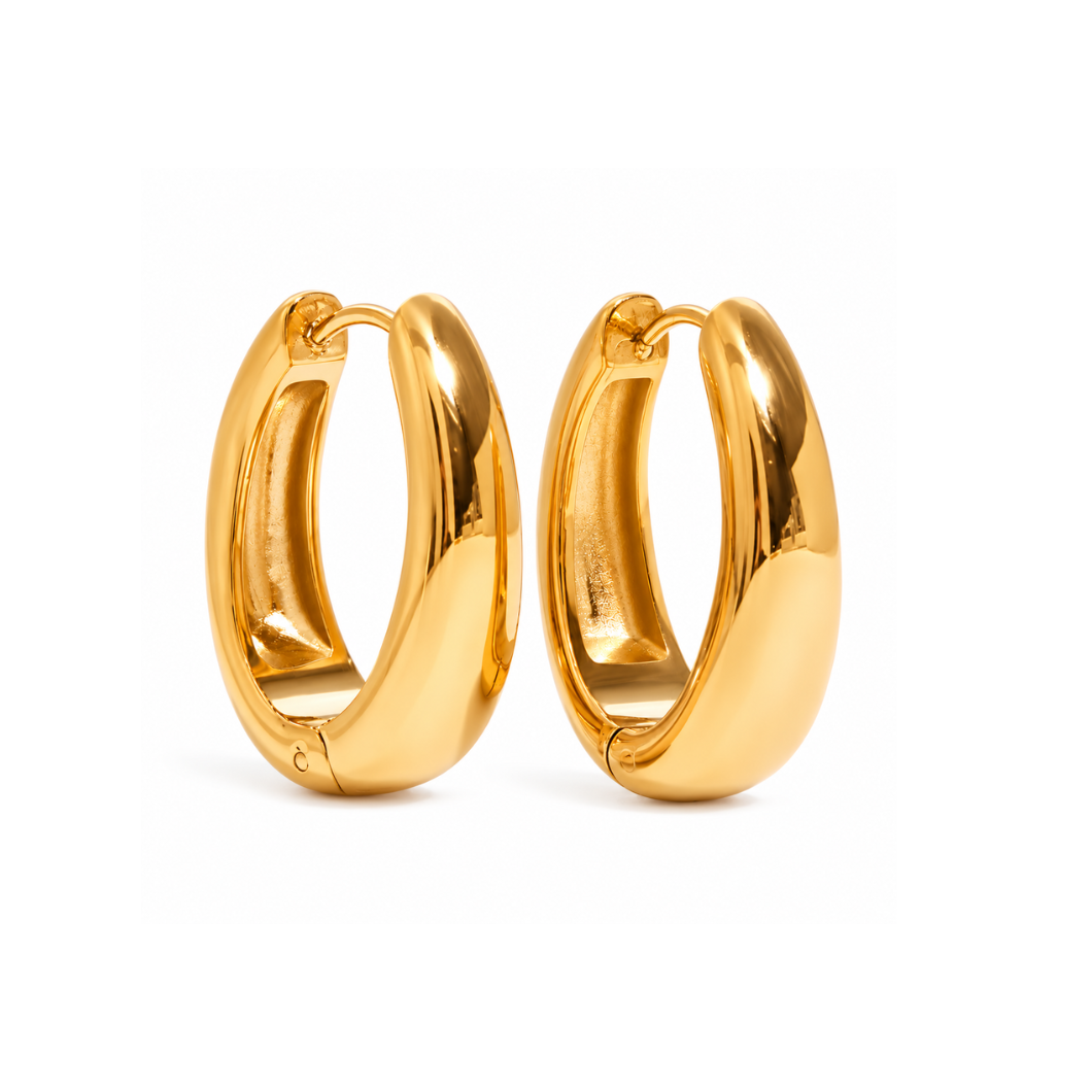 Basic Oval Hoops Maxi