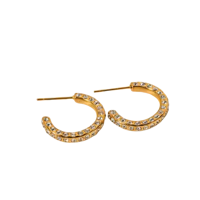 Sparkly Hoops Statement