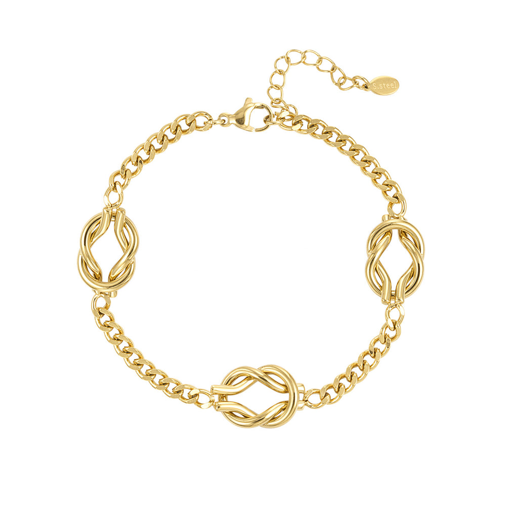 Knoop Schakelarmband