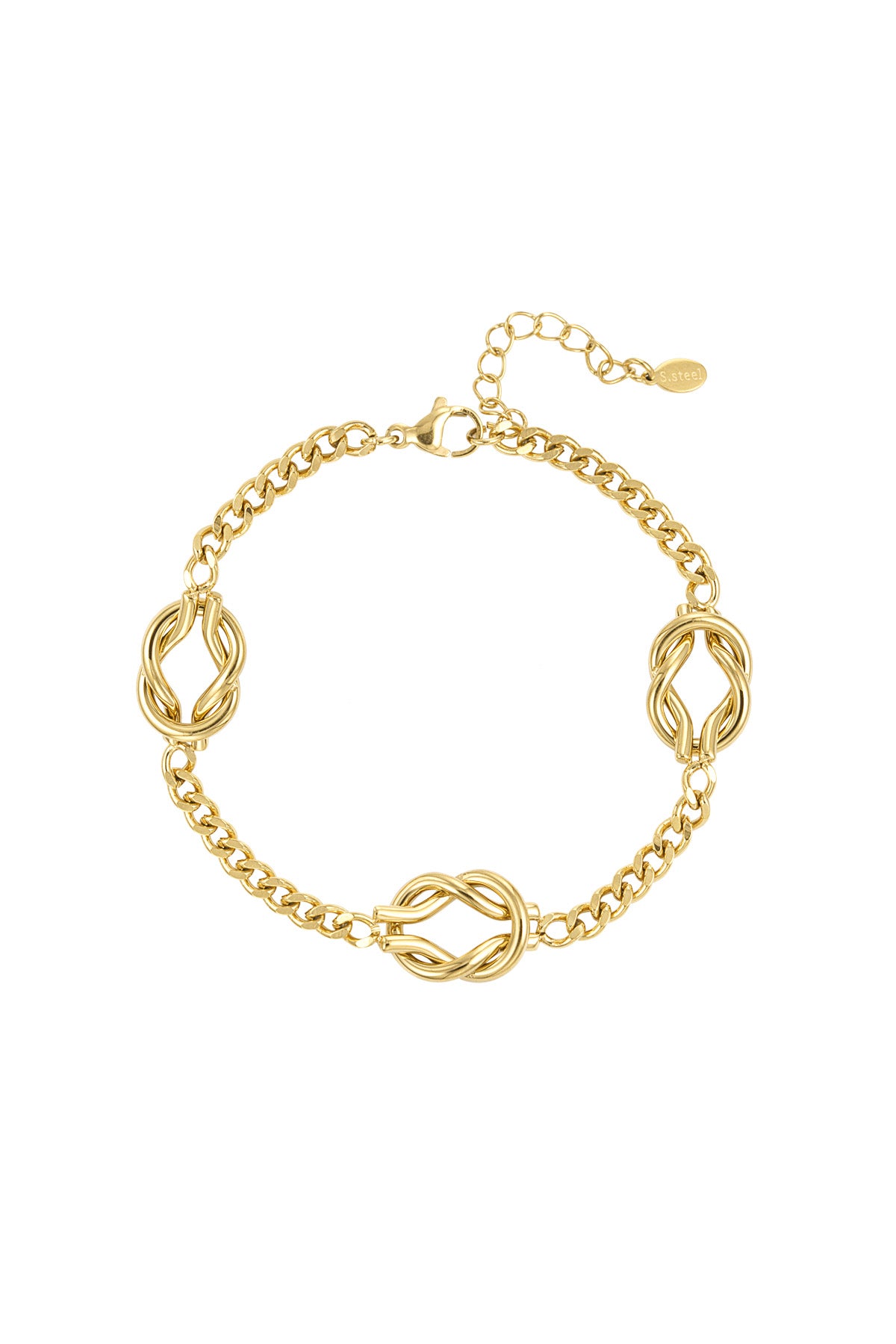 Knoop Schakelarmband