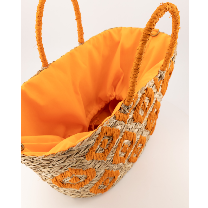 Nora Beach Shopper oranje
