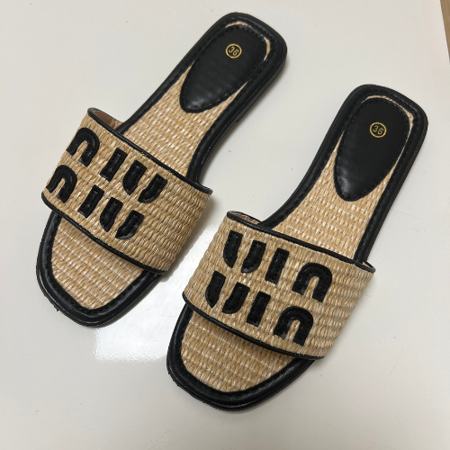 MM Slippers Zwart