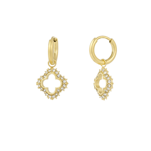 Sparkle Clover Oorbellen