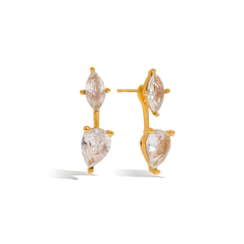 Double Spark Oorbellen