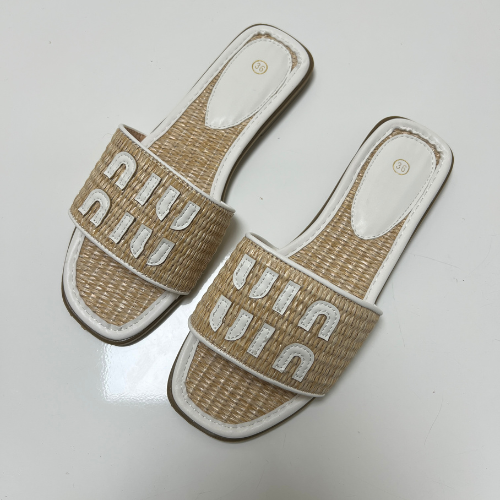 MM Slippers Wit
