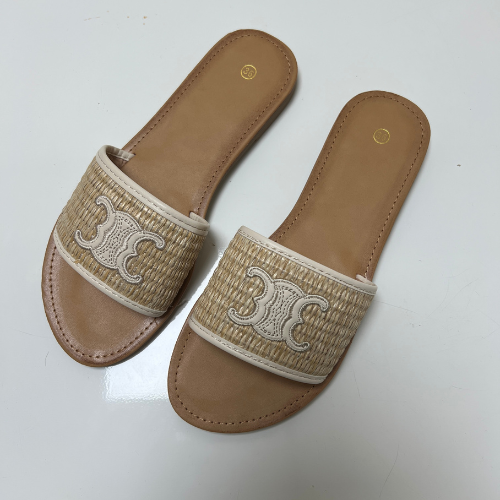 CC Slippers Beige