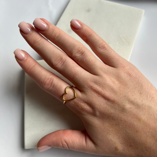Open Hart Ring 1