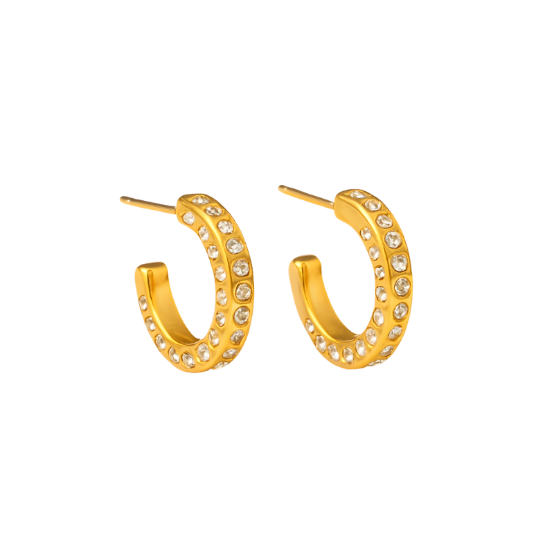 Sparkly Hoops