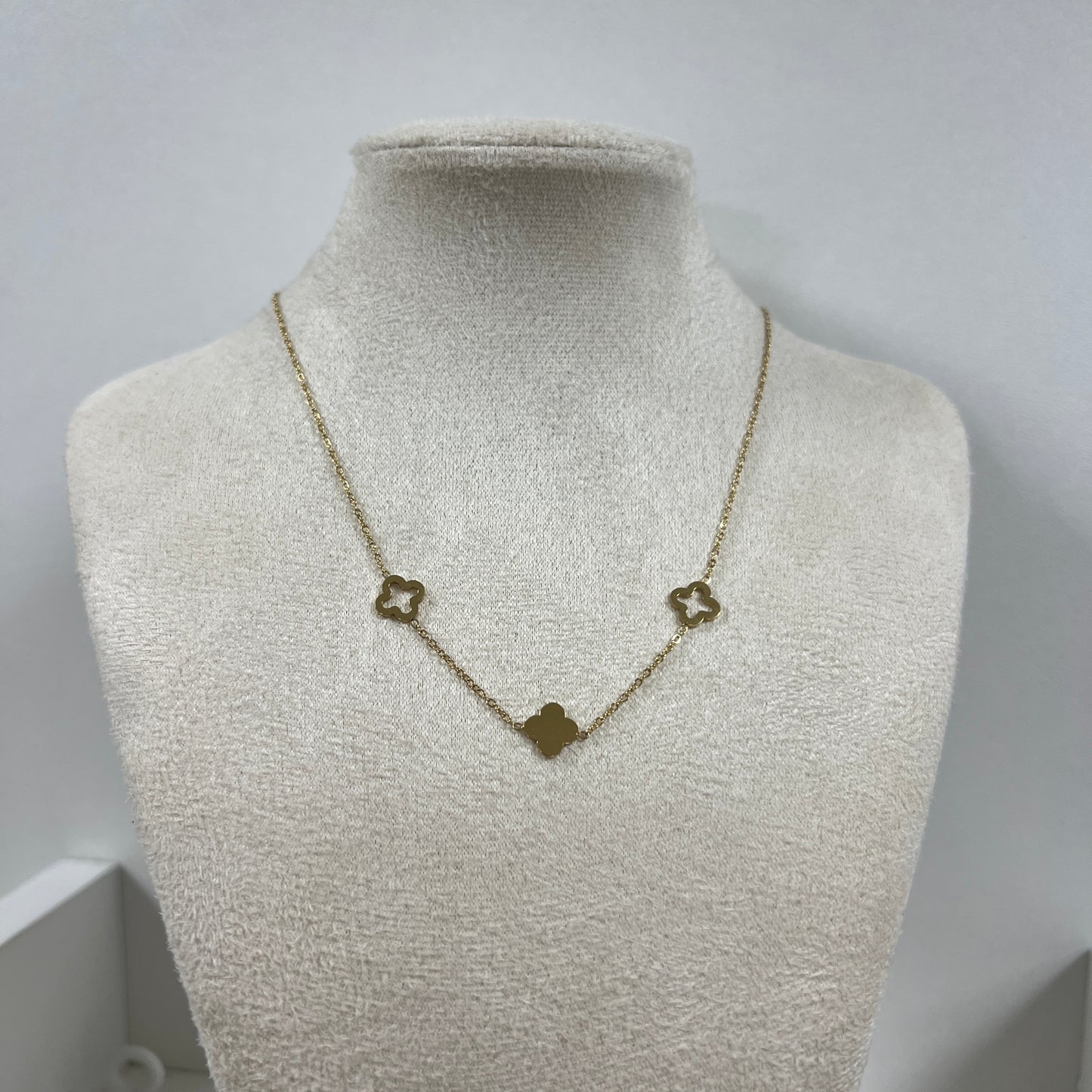 3 Diamond Klaver Ketting
