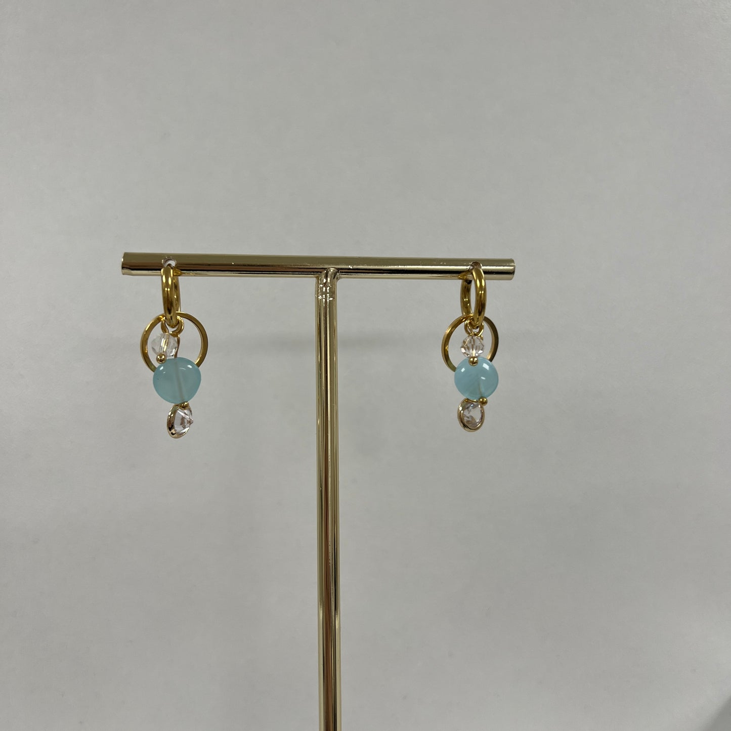 Charm Oorbellen Blauw