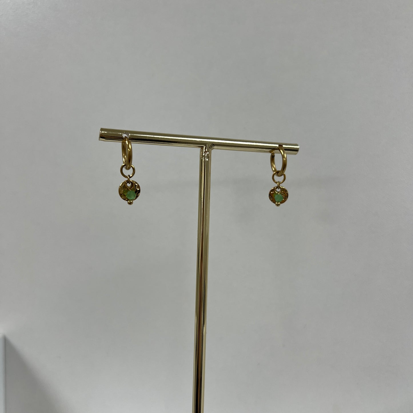 Charm Oorbellen Groen