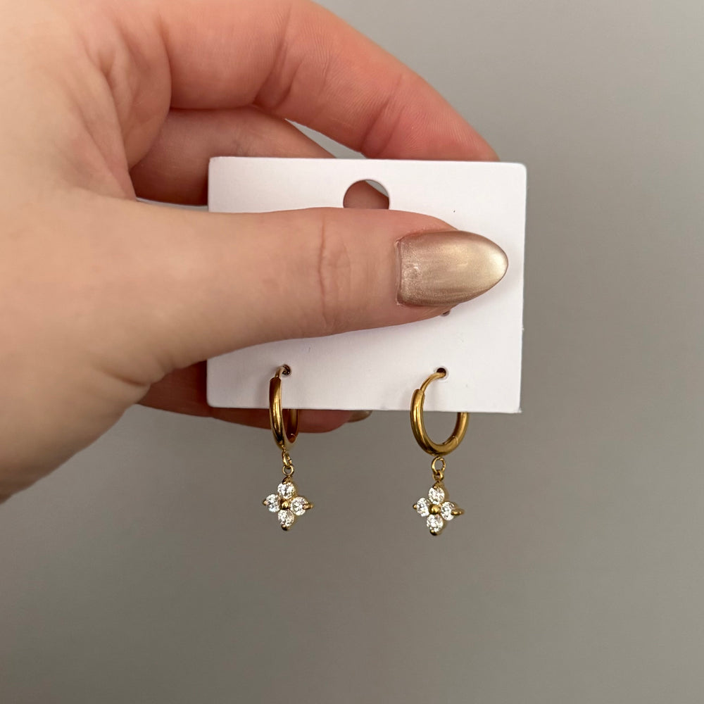 Ivy Glitter Oorbellen