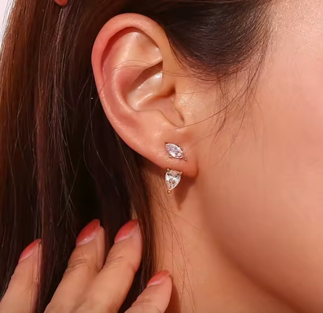 Double Spark Oorbellen