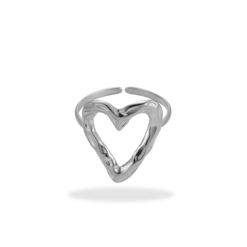 Open Hart Ring 2